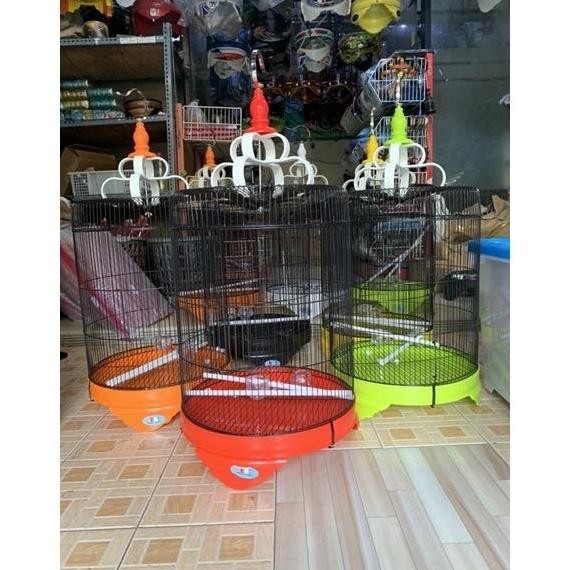 SANGKAR KANDANG BESI JUMBO BURUNG KACER CUCAK IJO JALAK UKURAN 42 cm