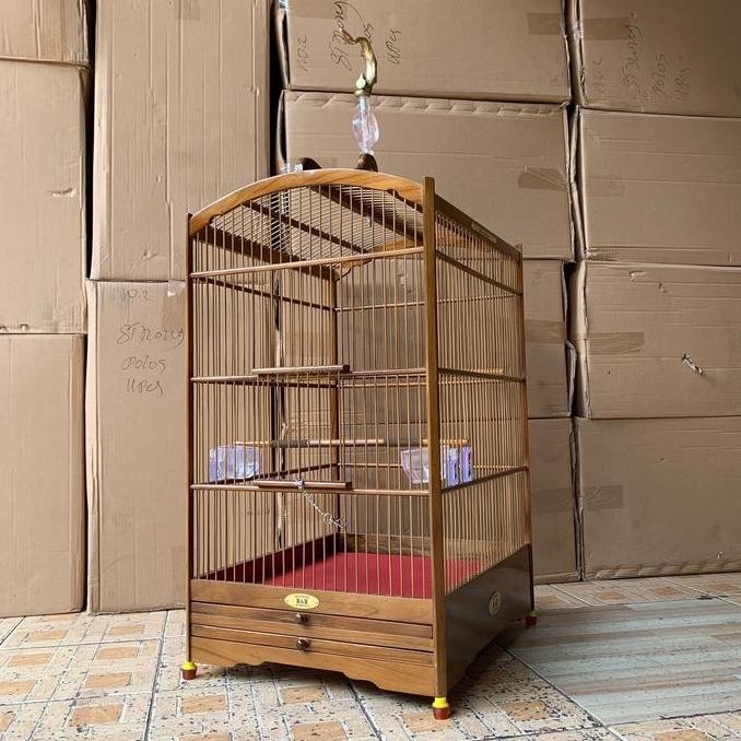 SANGKAR KANDANG KOTAK BNR JATI PREMIUM TIANG KOTAK NO 1 DAN 2