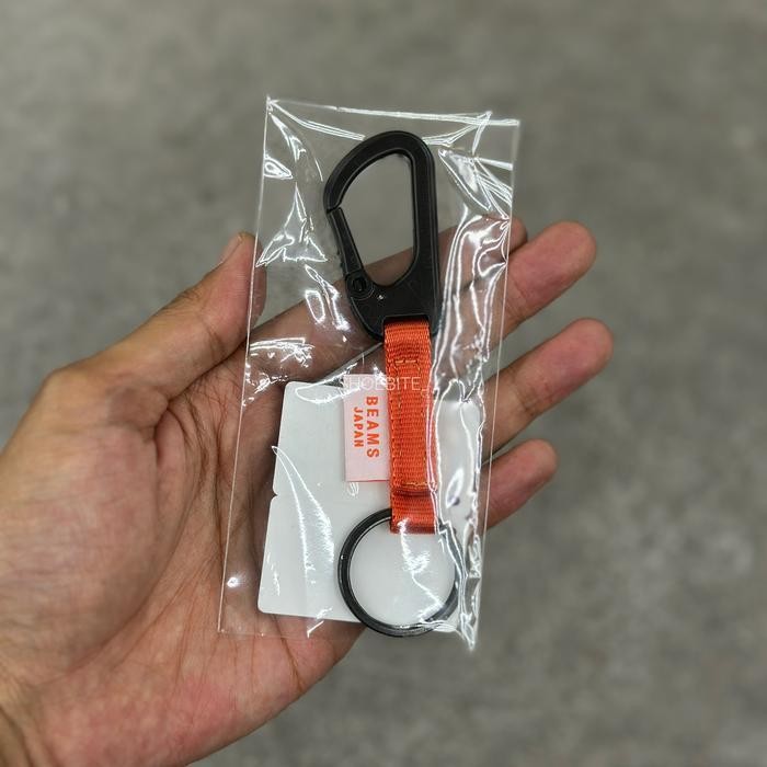 Beams Japan Orange Carabiner 100% Original Original Dan Terpercaya