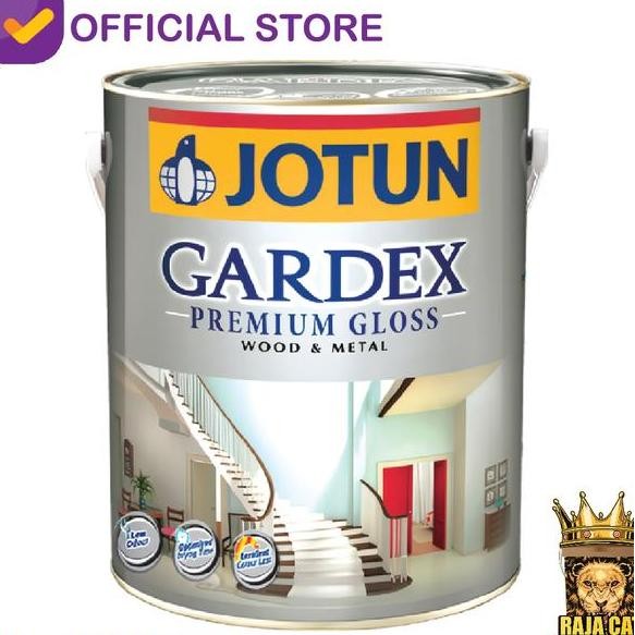 Cat Minyak Kayu Besi Jotun Gardex Premiun Gloss Warna Putih 1 Liter