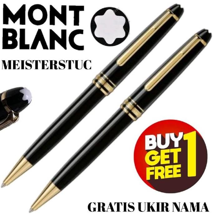 

Bollpoint Mewah Buy 1 Get 1 Free Monblanc Meisterstuc Bp Gratis Grafir Nama Dan Box Exlusive Pulpen Stationery Co