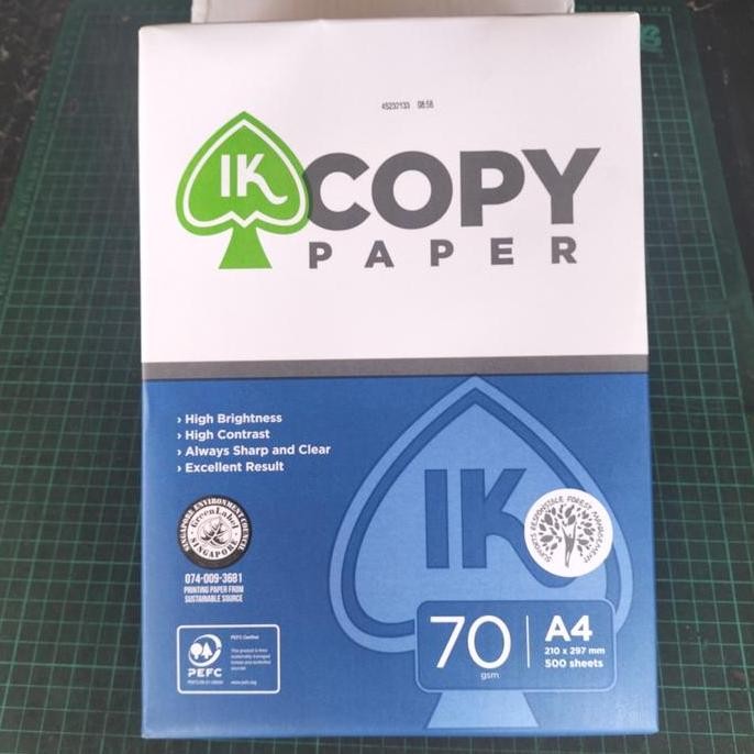 

Kertas HVS A4 70 gram COPY PAPER
