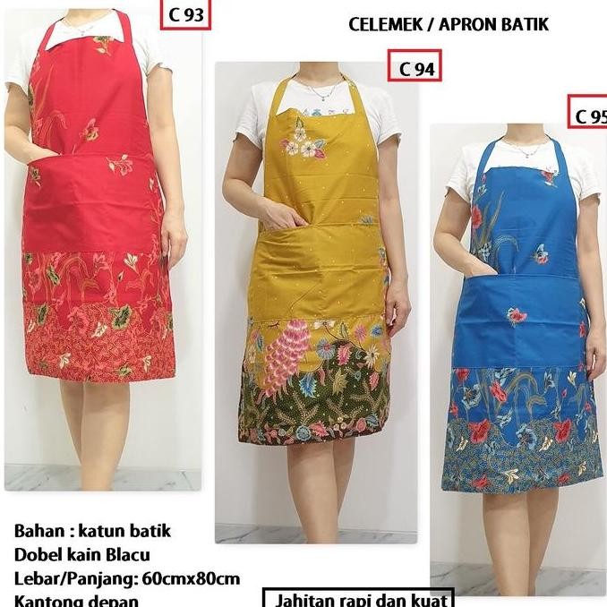 

Terlaris Celemek Batik Apron Batik Motif Etnik Tradisional