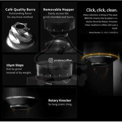 

Terlaris Timemore Bricks 01S Electric Coffee Beans Grinder | Alat Giling Biji Kopi Elektrik