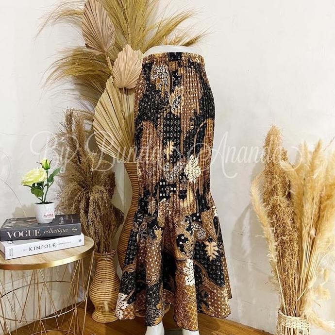 ROK DUYUNG / ROK PLISKET DUYUNG/ ROK BATIK DUYUNG Kebaya  Bawahan  Panjang Semi Pesta Silk Wanita Ko