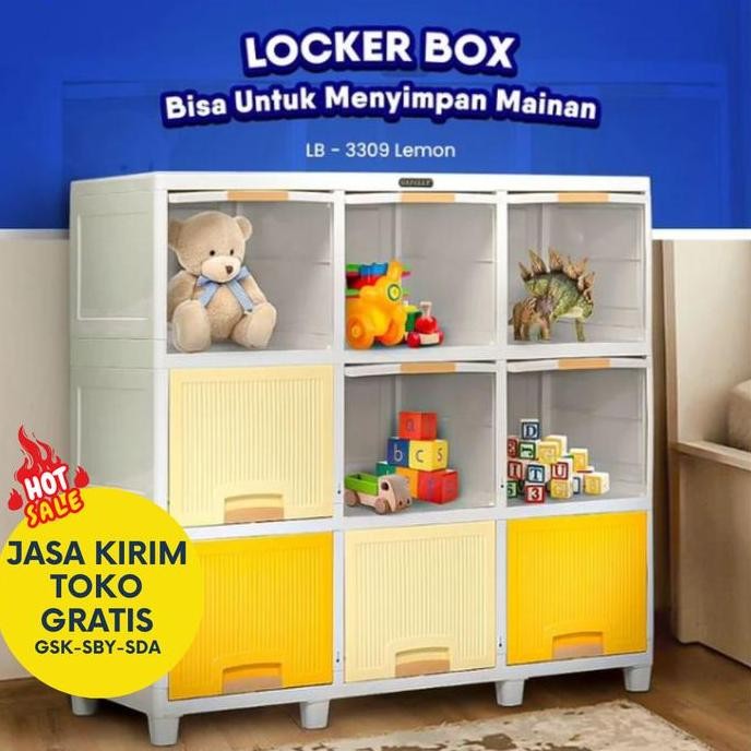 Loker Box Napolly 3309 Lemari Plastik Cabinet Lemari Anak Co