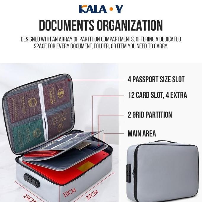 

[SOSHOP] TAS PENYIMPAN DOKUMEN TAHAN API DAN AIR TEMPAT BERKAS MAP - TK005