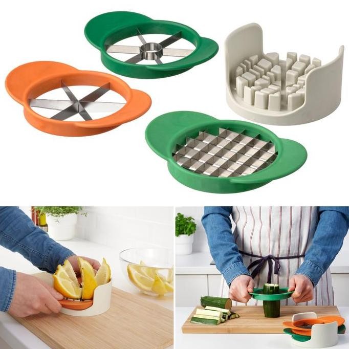 

Terlaris Upp Pemotong Pengiris Buah Apel Jeruk, Apple Orange Slicer Isi 4 Pcs