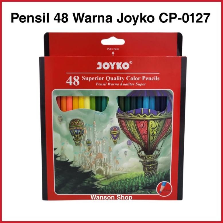 

HJK PENSIL 48 WARNA JOYKO CP-0127 / PENSIL WARNA JOYKO 48