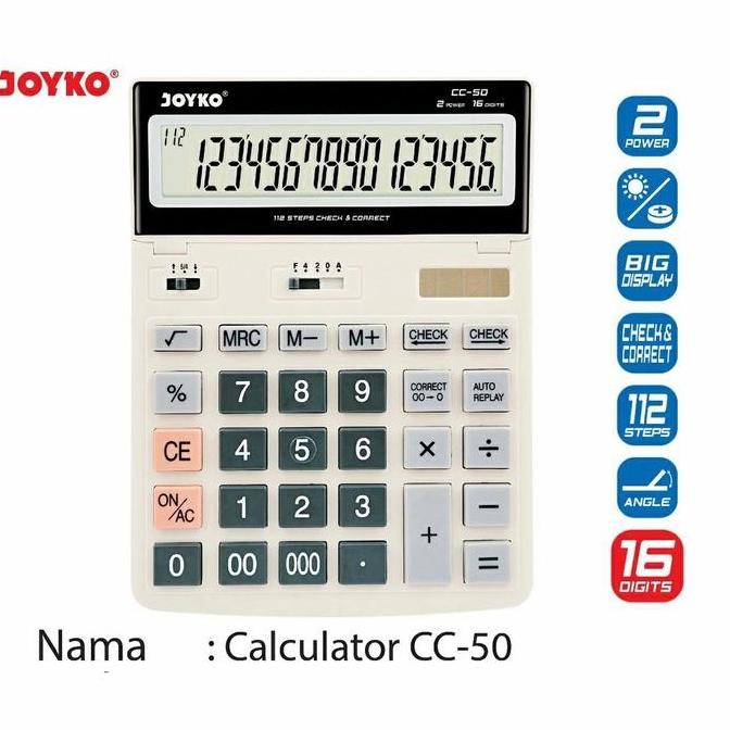 

New Product - Calculator Joyko Cc-50 Kiarastoreku