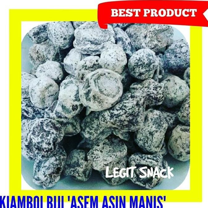 

Kiamboi Biji Asem Asin Manis / White Prune / Asinan Kiamboi Putih Plum