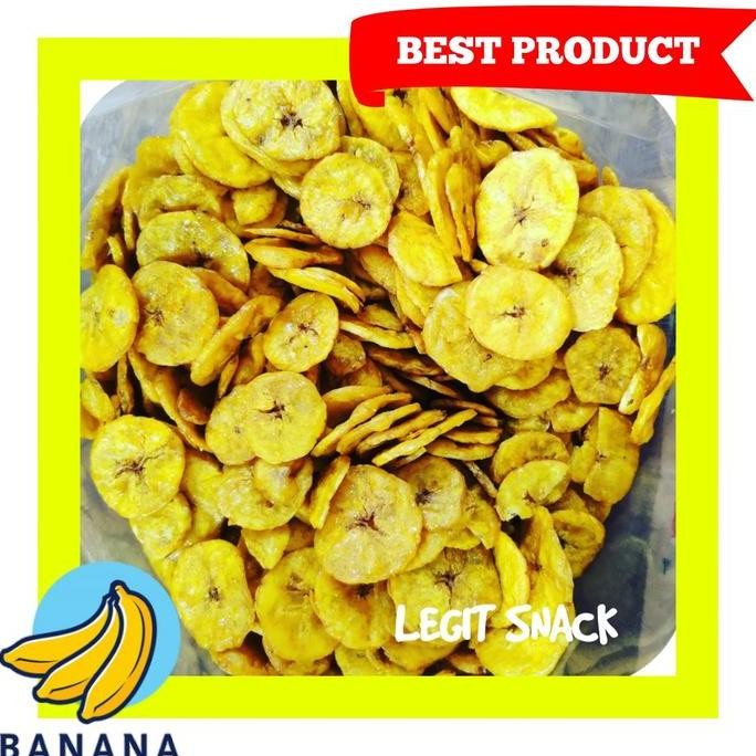 

Keripik Pisang Bulat Manis / Kripik Pisang Bulet Koin / Banana Chips
