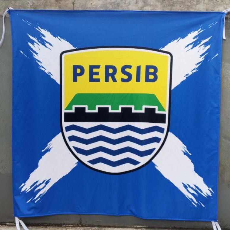 BENDERA PERSIB MINI FLAG FLAG 1X1 METER