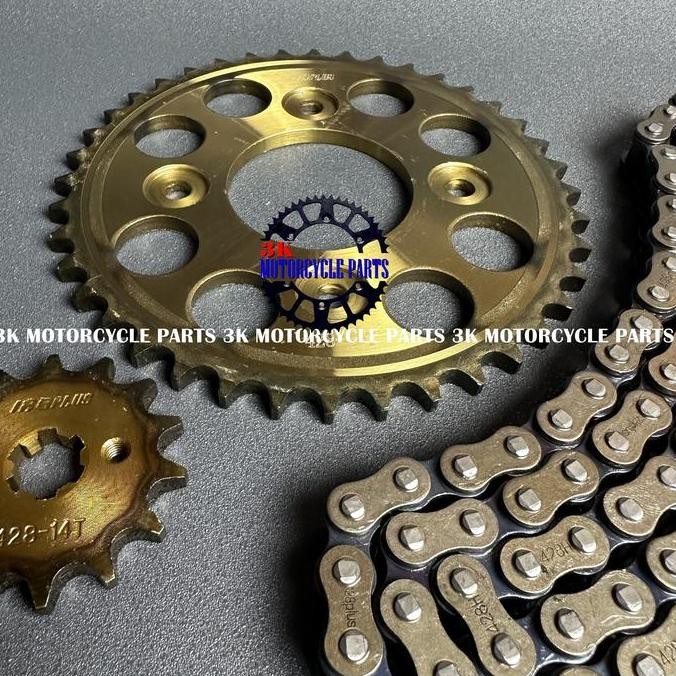 Gear Gir Set Gear Gir Paket Supra X 125 Helm In Blade 125 Fi 38T