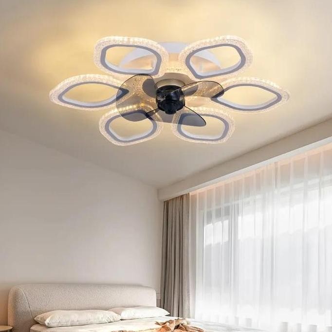 LAMPU HIAS PLAFON RUANG TAMU MEWAH + KIPAS ANGIN / LAMPU LANGIT LANGIT