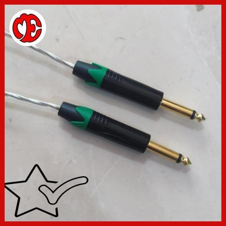 [IWS] KABEL JACK AKAY TO AKAY MONO KABEL HEAD KITANI TRANSPARAN BODI KECIL