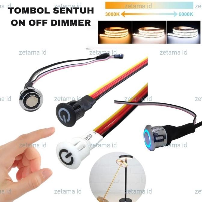 Tombol Sentuh Saklar LED On Off Dimmer Touch Panel LED Strip