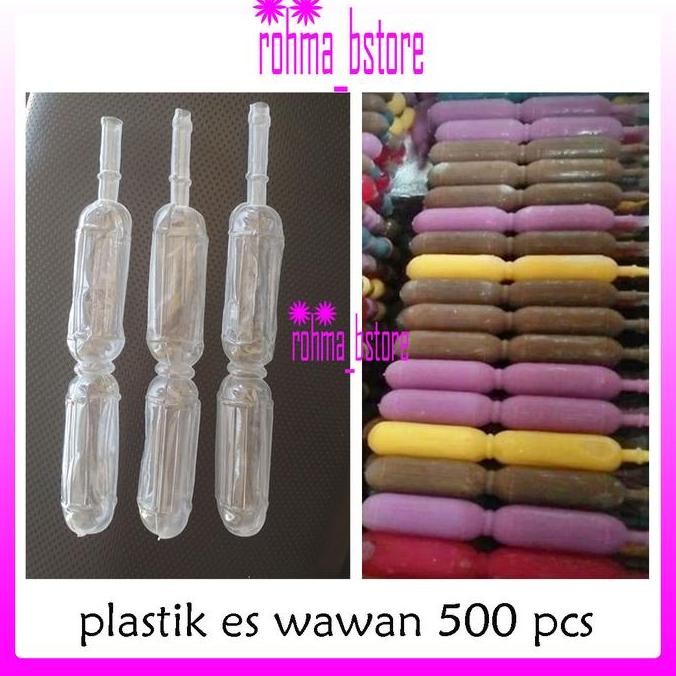 Plastik Es Wawan 500 Pcs / Plastik Es / Plastik Kemasan Es / Plastik Wawan/ Plastik Pensil Co