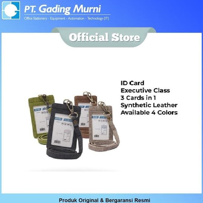 

Bantex Id Card Holder + Lanyard Kulit Sintetis (8869) Co