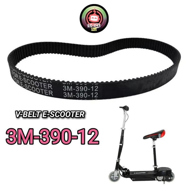 Premium V-Belt Scooter Listrik 3M-390-12 E-Scooter Vbelt Escooter Penbel 390-3M Vanbelt Penbelt Panb