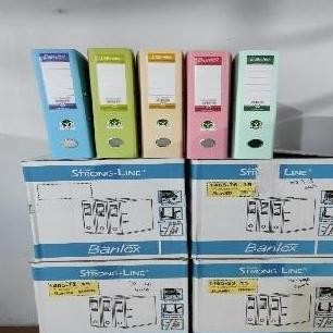 

Bantex Lever Arch File Ordner Plastic 7Cm A4 Warna Pastel #1450 (1 Dus 15 Pcs) Co