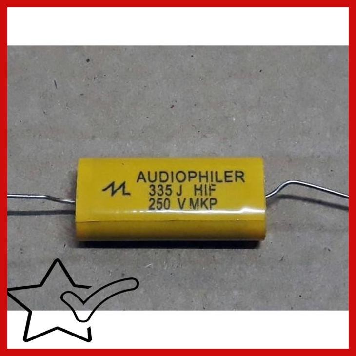 [IWS] KAPASITOR AUDIOPHILER 3,3UF TAHANAN TWEETER