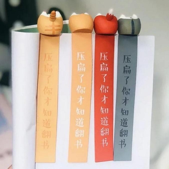 

Pembatas Buku 3D Cat Bookmark Funny Kucing Cute Lucu Unik Fun Gifts Environmental Protection Creative Design Co