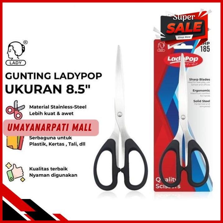 

GUNTING KERTAS STAINLESS BESAR 8.5 INCH 8.5" SCISSORS SC 848 185 BEST SELLER