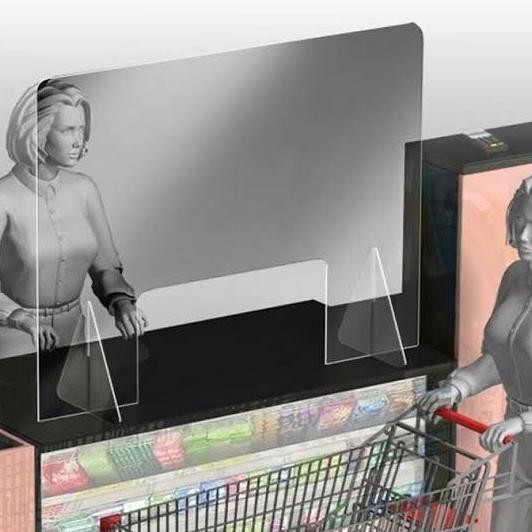 

Sekat Akrilik 120X70 5Mm Co