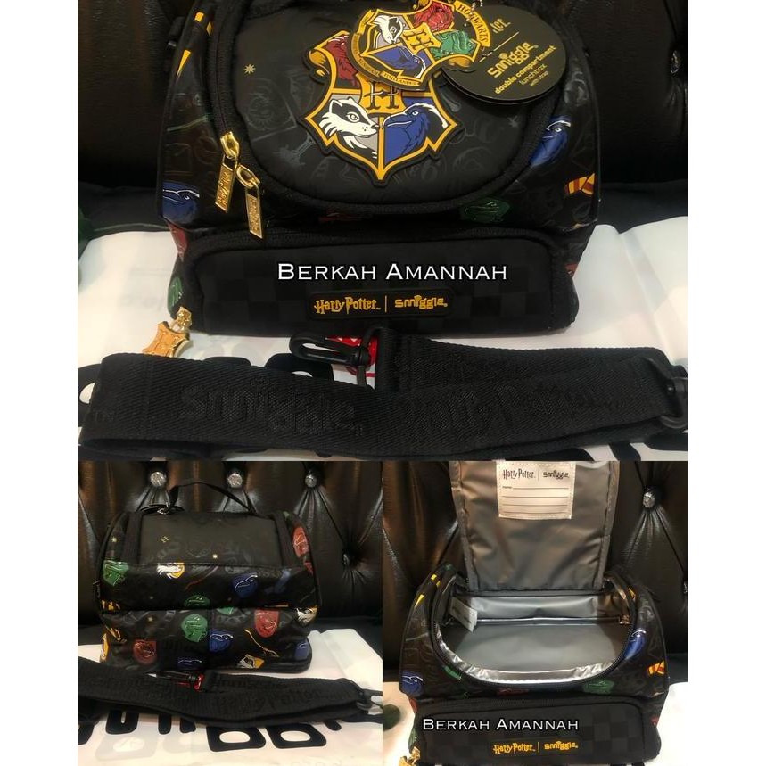 Smiggle Lunchbag Harry Potter With Strap/Tempat Bekal Smiggle Ori Co