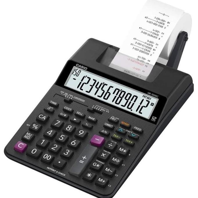 

Kalkulator Printing Kasir Casio Hr-100Rc Mini Print Calculator 100 Rc Co