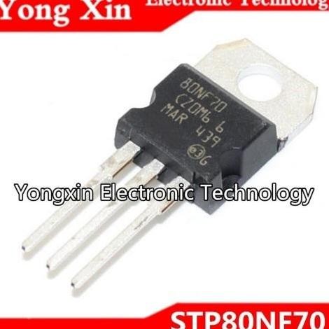 STP80NF70 P80NF70 80NF70 80N70 MOSFET N-Ch TO-220 jwel33 Berkualitas
