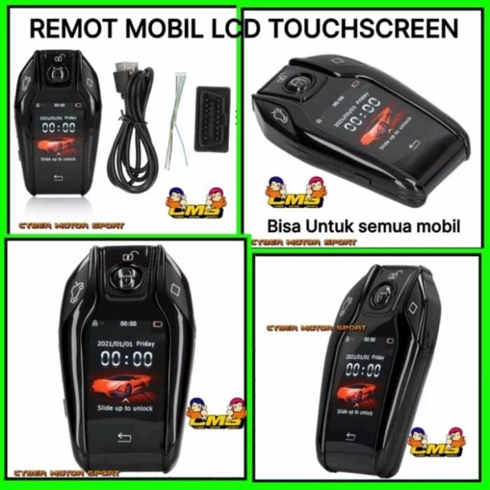 TERBARU smartkey Remot mobil Touchscreen LCD universal. buat semua mobil oke