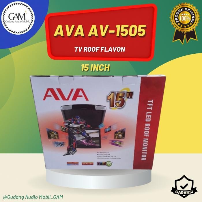 TERBARU TV ROOF MOBIL AVA AV 1505 15 INCH / TV PLAFON MOBIL 15 INCH