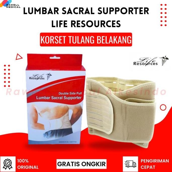 Lumbar Sacral Supporter Life Resources / Korset Tulang Belakang BS76