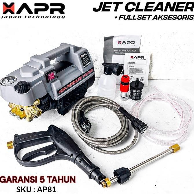 Apr Mesin Steam Ap81 Brushless Jet Cleaner High Preasure Cuci Motor Mobil 400W 10-150 Bar Silent