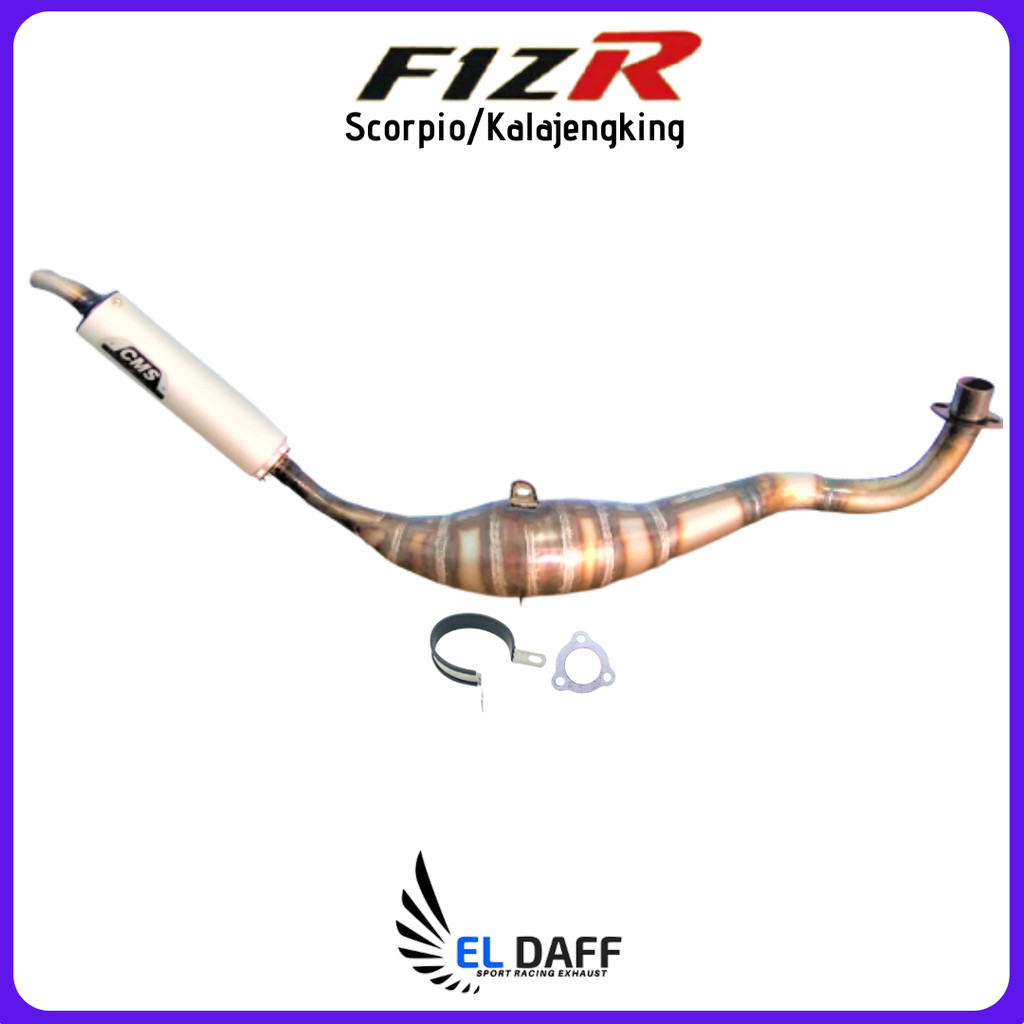 Knalpot Fiz r CMS Kolong Scorpio Kalajengking Suara Super Garing