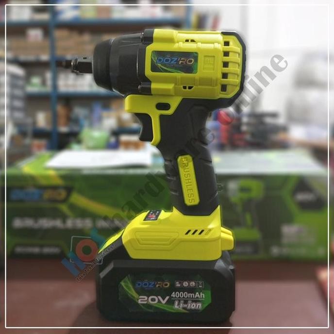 @#@#@#] Mesin buka baut batre 20V 1/2" Impact Wrench Cordless DOZIRO ZCWB-20V