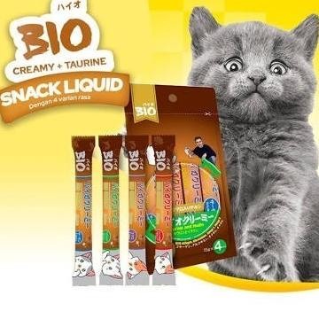 BIO CREAMY SNACK KUCING BIO CREAMY TREATS