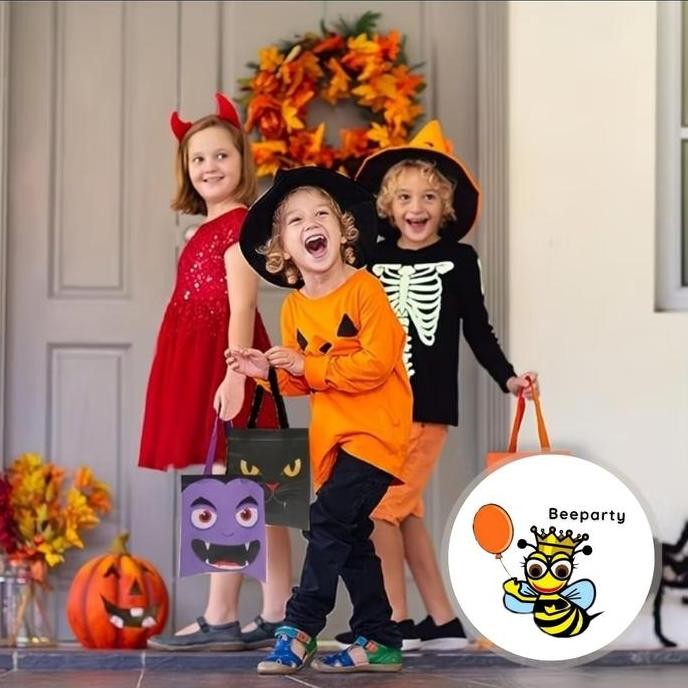 

''Terlaris" Tas Pvc Souvenir Halloween Trick Or Treat Shopping Goodie Bag Haloween Kostum Halloween Party Costume Murah