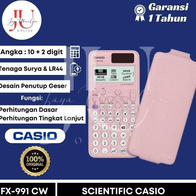 

Casio Fx-991Cw / Fx-82Cw Classwiz Model Scientific Original Calculator Co