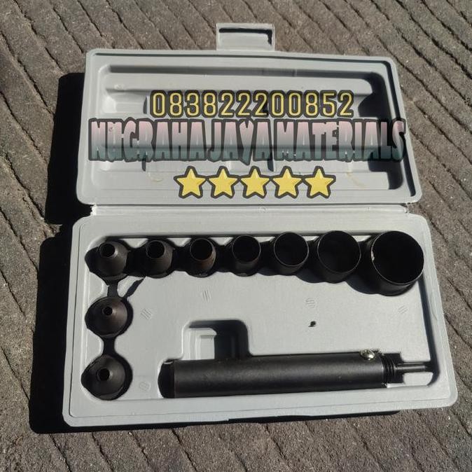 

Gasket Punch Set 10 Pcs SANDS Alat Plong Pembolong Kulit Karet Kertas