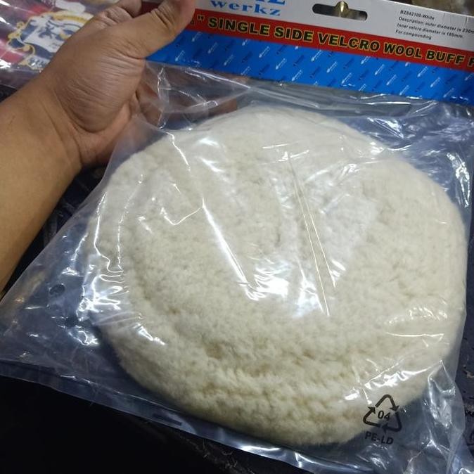Wool Poles Polish Pad Velcro 7" Buffing Pad Asli