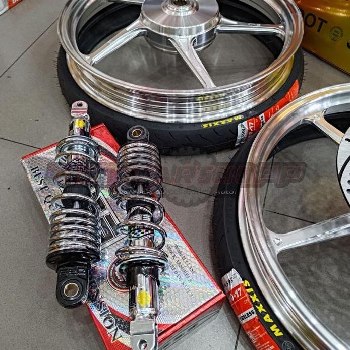 Paketan Velg Velek Velk Racing Palang Bintang Delkevic DND 5 Star D55 Aerox New old 155 Ring 17 160 