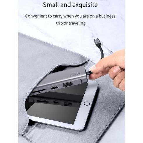 Spot Barang  Original Wiwu Apollo Type-C Hub 11 In 1 Adapter With Usb C To Rj45