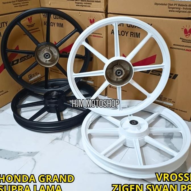 VELG RACING GRAND / SUPRA LAMA PALANG 8  DEPAN BELAKANG TROMOL VROSSI ZIGEN SWAN