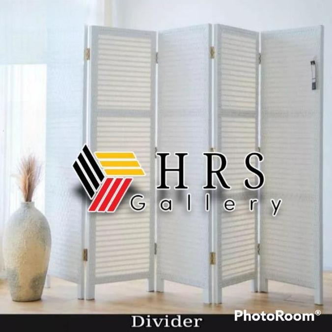 (Ready Stok) 1 Pintu Sketsel Rotan Sintetis Pembatas Ruangan Penyekat