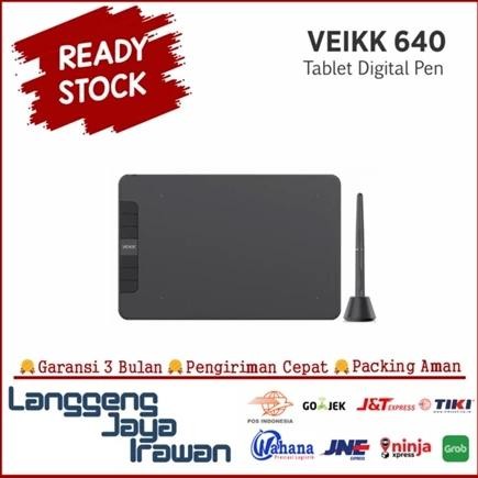 VEIKK S640/A15/VK1060 PRO/A30/VK640/VK430/VK1060/A50 Graphics Menggambar Digital Pen 8192 Sensitivit