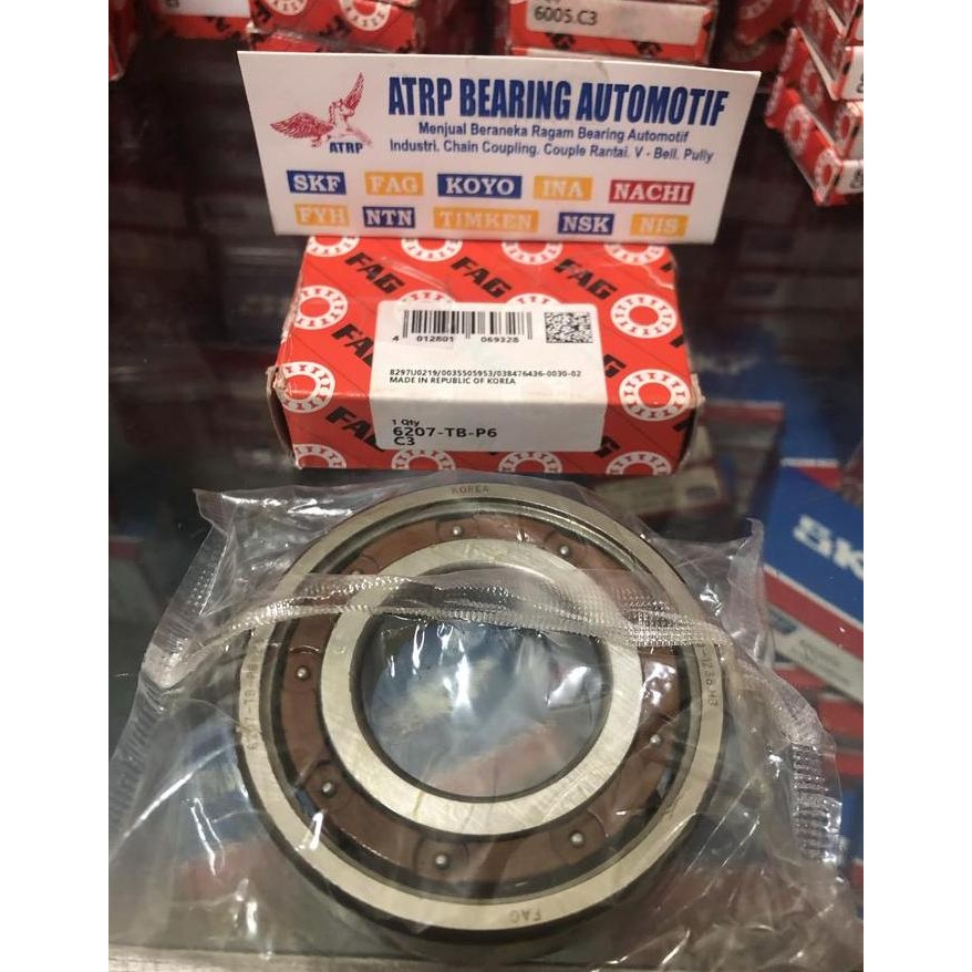 BEARING KRUK AS MOTOR 6207 TBP63 6207 TBP6 C3 FAG HIGH SPEED