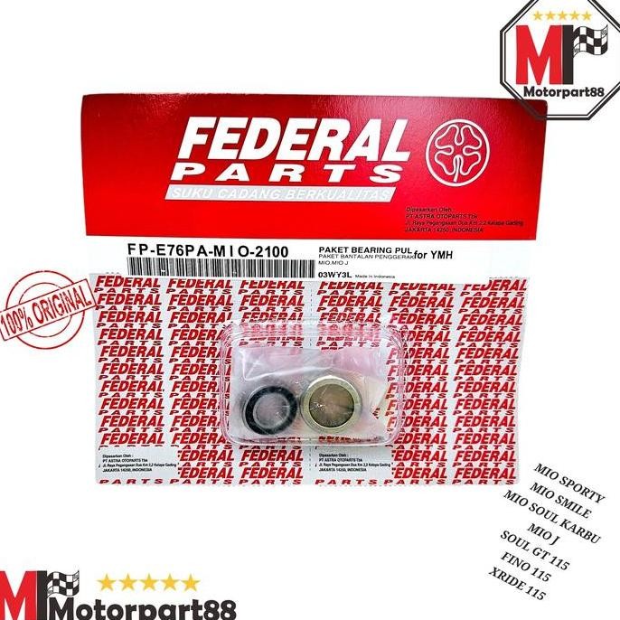 BEARING LAHER PULLY PULI CVT SET LAHER BAMBU MIO SPORTY SMILE SOUL KARBU MIO J XRIDE 115 FINO 115 SO